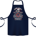 Photography Now Wait Photographer Funny Cotton Apron 100% Organic Navy Blue