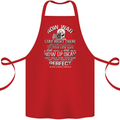 Photography Now Wait Photographer Funny Cotton Apron 100% Organic Red