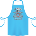 Photography Now Wait Photographer Funny Cotton Apron 100% Organic Turquoise