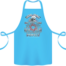 Photography Now Wait Photographer Funny Cotton Apron 100% Organic Turquoise
