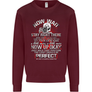 Photography Now Wait Photographer Funny Kids Sweatshirt Jumper Maroon