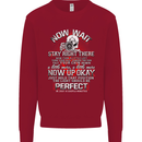 Photography Now Wait Photographer Funny Kids Sweatshirt Jumper Red