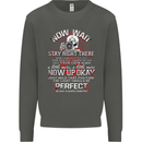 Photography Now Wait Photographer Funny Kids Sweatshirt Jumper Storm Grey