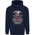 Photography Now Wait Photographer Funny Mens 80% Cotton Hoodie Navy Blue