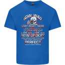 Photography Now Wait Photographer Funny Mens Cotton T-Shirt Tee Top Royal Blue
