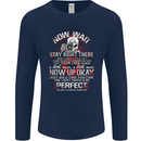 Photography Now Wait Photographer Funny Mens Long Sleeve T-Shirt Navy Blue