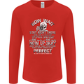 Photography Now Wait Photographer Funny Mens Long Sleeve T-Shirt Red