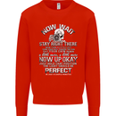 Photography Now Wait Photographer Funny Mens Sweatshirt Jumper Bright Red