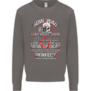 Photography Now Wait Photographer Funny Mens Sweatshirt Jumper Charcoal