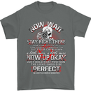Photography Now Wait Photographer Funny Mens T-Shirt Cotton Gildan Charcoal