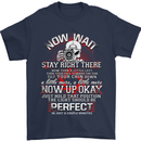 Photography Now Wait Photographer Funny Mens T-Shirt Cotton Gildan Navy Blue