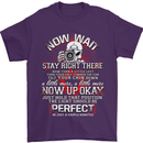 Photography Now Wait Photographer Funny Mens T-Shirt Cotton Gildan Purple