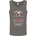 Photography Now Wait Photographer Funny Mens Vest Tank Top Charcoal