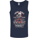 Photography Now Wait Photographer Funny Mens Vest Tank Top Navy Blue