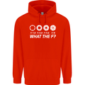 Photography What the F Stop Photographer Childrens Kids Hoodie Bright Red