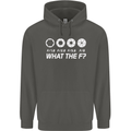 Photography What the F Stop Photographer Childrens Kids Hoodie Storm Grey