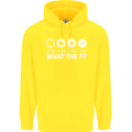 Photography What the F Stop Photographer Childrens Kids Hoodie Yellow