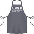 Photography What the F Stop Photographer Cotton Apron 100% Organic Steel