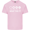 Photography What the F Stop Photographer Kids T-Shirt Childrens Light Pink