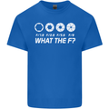 Photography What the F Stop Photographer Kids T-Shirt Childrens Royal Blue