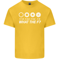 Photography What the F Stop Photographer Kids T-Shirt Childrens Yellow