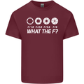 Photography What the F Stop Photographer Mens Cotton T-Shirt Tee Top Maroon