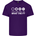 Photography What the F Stop Photographer Mens Cotton T-Shirt Tee Top Purple