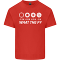 Photography What the F Stop Photographer Mens Cotton T-Shirt Tee Top Red