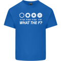 Photography What the F Stop Photographer Mens Cotton T-Shirt Tee Top Royal Blue