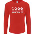 Photography What the F Stop Photographer Mens Long Sleeve T-Shirt Red