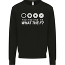 Photography What the F Stop Photographer Mens Sweatshirt Jumper Black