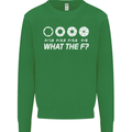 Photography What the F Stop Photographer Mens Sweatshirt Jumper Irish Green
