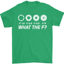 Photography What the F Stop Photographer Mens T-Shirt Cotton Gildan Irish Green