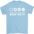Photography What the F Stop Photographer Mens T-Shirt Cotton Gildan Light Blue