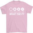 Photography What the F Stop Photographer Mens T-Shirt Cotton Gildan Light Pink
