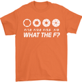 Photography What the F Stop Photographer Mens T-Shirt Cotton Gildan Orange