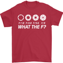 Photography What the F Stop Photographer Mens T-Shirt Cotton Gildan Red
