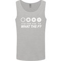 Photography What the F Stop Photographer Mens Vest Tank Top Sports Grey