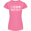 Photography What the F Stop Photographer Womens Petite Cut T-Shirt Azalea
