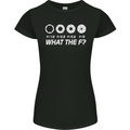 Photography What the F Stop Photographer Womens Petite Cut T-Shirt Black