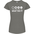 Photography What the F Stop Photographer Womens Petite Cut T-Shirt Charcoal