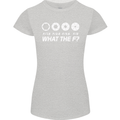 Photography What the F Stop Photographer Womens Petite Cut T-Shirt Sports Grey