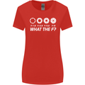 Photography What the F Stop Photographer Womens Wider Cut T-Shirt Red