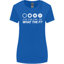 Photography What the F Stop Photographer Womens Wider Cut T-Shirt Royal Blue