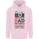 Photography Your Face Funny Photographer Childrens Kids Hoodie Light Pink