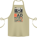 Photography Your Face Funny Photographer Cotton Apron 100% Organic Khaki