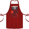 Photography Your Face Funny Photographer Cotton Apron 100% Organic Maroon
