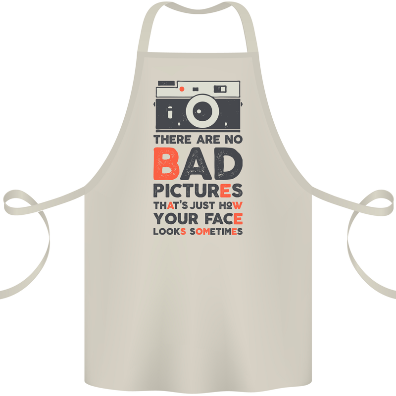 Photography Your Face Funny Photographer Cotton Apron 100% Organic Natural