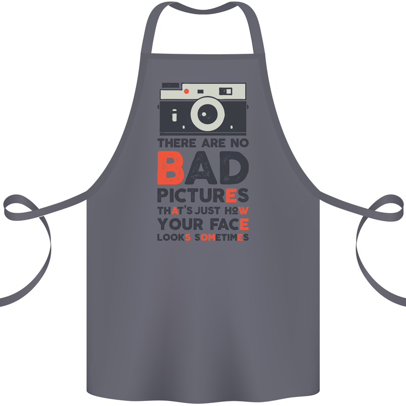 Photography Your Face Funny Photographer Cotton Apron 100% Organic Steel