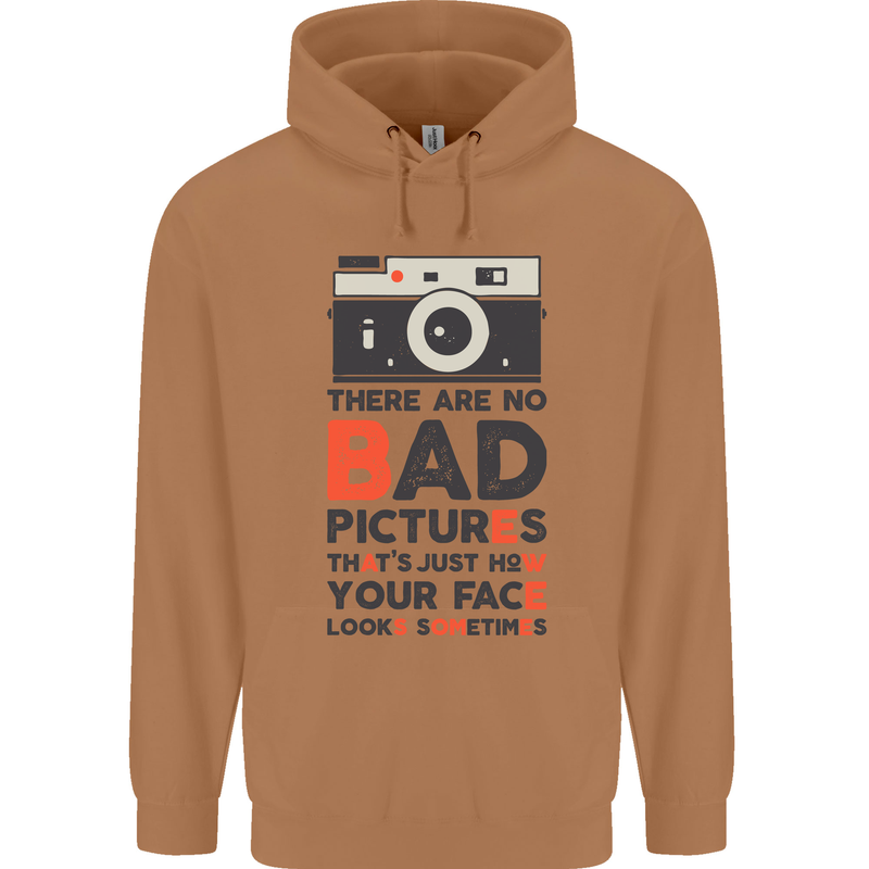 Photography Your Face Funny Photographer Mens 80% Cotton Hoodie Caramel Latte